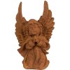 Figurină decorativă de angel brun Clayre & Eef 13x8x19 cm