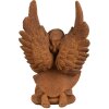 Figurină decorativă de angel brun Clayre & Eef 13x8x19 cm
