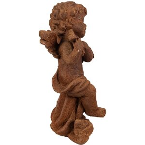 Clayre & Eef - Decorativ Îngrijorat Maro, Stil Rustican, 6x6x14 cm