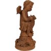 Figurină de îngrijorat Clayre & Eef, maro, 16x16x36 cm, stil Landhaus