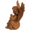 Angel decorativ din polyrezină brun, Clayre & Eef 6PR4074