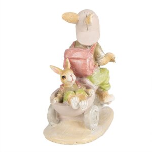 Figurină decorativă șoarece pe triciclu maro – Clayre & Eef