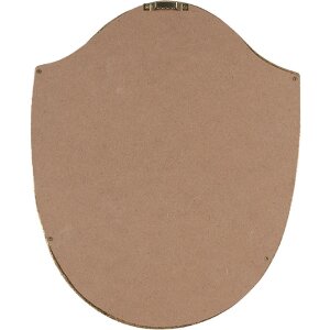 Clayre & Eef 6PR4135 Wanddekoration 25x3x30 cm Goldfarbig