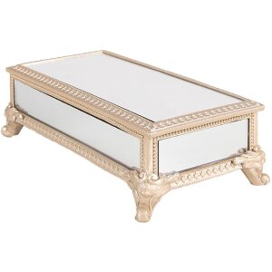 Clayre & Eef 6PR4136 Schmuckkasten Beige 21x11x7 cm...