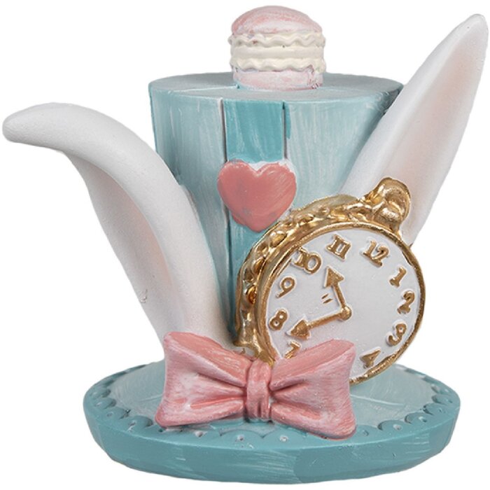 Clayre & Eef 6PR4153 Deko-Hut Blau 13x11x12 cm