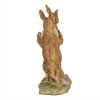 Figurină de decor iepure maro Clayre & Eef 11x5x13 cm