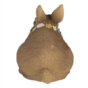 Figurină decorativă șoarece maro Clayre & Eef 13x8x10 cm