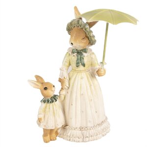 Clayre & Eef 6PR5020 Deko Kaninchen Regenschirm...