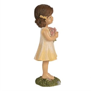 Clayre & Eef 6PR5028 Kinder Deko Figur Gelb 6x4x13 cm