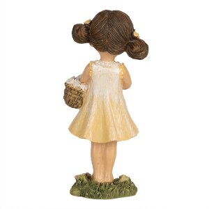 Clayre & Eef 6PR5028 Kinder Deko Figur Gelb 6x4x13 cm