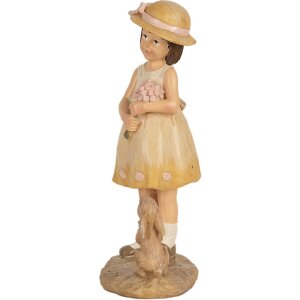 Decorativă copil Clayre & Eef, bej, 9x6x15 cm, stil landhaus