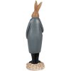Clayre & Eef 6PR5037 Iepure decorativ maro gri 10x9x34 cm stil rural