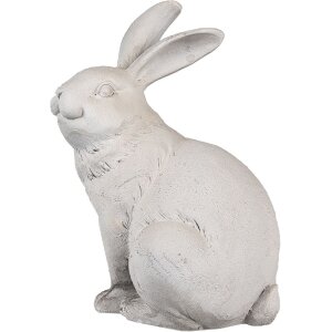 Clayre & Eef 6PR5052 Deko-Kaninchen Beige 15x11x21 cm