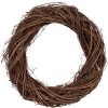 Clayre & Eef 6RO0602M Dekokranz Braun Ø 35x6 cm Stilvolle Raumgestaltung