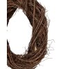 Clayre & Eef 6RO0602M Dekokranz Braun Ø 35x6 cm Stilvolle Raumgestaltung