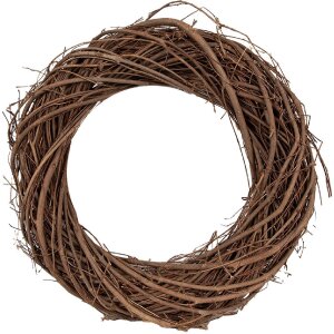 Clayre & Eef 6RO0602XS Dekokranz Braun 25x5 cm...