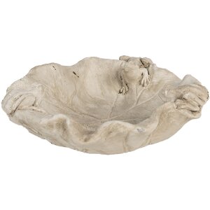 Sticlă pentru păsări Clayre & Eef, bej, Ø 22x6...