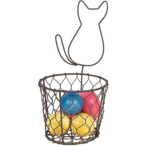 Clayre & Eef 6Y5487 Korb Katze Braun 13x25 cm Stilvolle Aufbewahrung