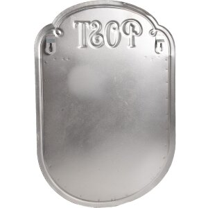 Casa de păsări decorativă Clayre & Eef 6Y5497, gri, stil vintage cu efect de rugină