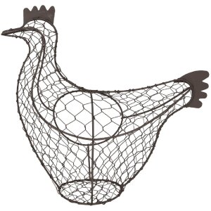 Clayre & Eef 6Y5521 Korb Huhn 30x12x25cm Braun -...