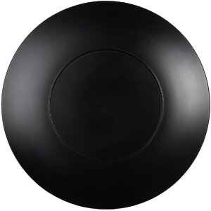 Clayre & Eef BSLC85 Unterteller Weiß Braun 33 cm Kunststoff Häschen-Motiv