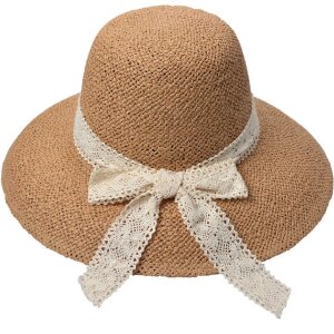 Juleeze JZHA0110 Sonnenhut Spitzenband Beige...