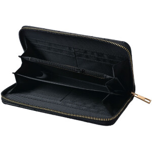 Juleeze JZWA0195Z Portofel matlasat negru 19x10cm