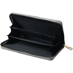 Juleeze JZWA0199 Portemonnaie Pug Print Grau 19x10cm