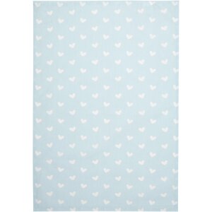 Clayre & Eef KT042.049 Prosop de bucătărie Heart Blue...