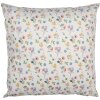Clayre & Eef RUB23 Kissenhülle Blumenmuster Beige 45x45cm