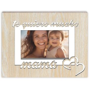 ZEP Holz-Fotorahmen Estella 10x15 cm "te quiero...