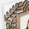 ZEP Fotorahmen Michela Holz Kommunion 10x15 cm mit Laub- und Kreuzmuster