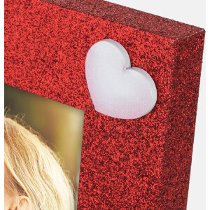 ZEP Ramă Foto Lemn Deva Orizontală 10x15 cm Roșie Sclipitoare