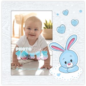 ZEP Holz-Fotorahmen Maya blau 10x15 cm Hochformat...