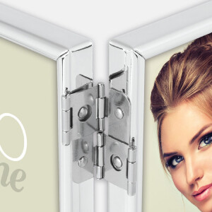 ZEP 120TS01-4R Cadru foto triplu argintiu lucios 3x 10x15cm