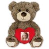 ZEP Teddy cu ramă foto inimă 3.5x4.5 cm maro 16x13x23 cm