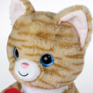 ZEP Ursuleț Pisică cu Ramă Foto Inimă 3,5x4,5 cm