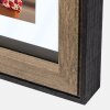 ZEP MDF-Fotorahmen Roma braun 20x30 cm mit Passepartout 15x20 cm