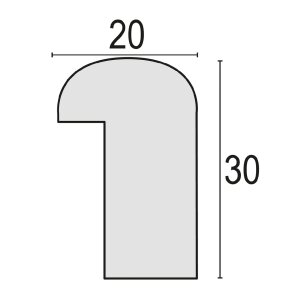 ZEP MDF-Fotorahmen Genova braun 30x40 cm