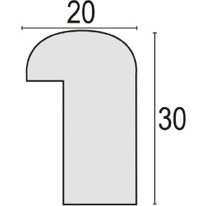 Ramă Foto ZEP MDF Genova Maro 50x70 cm