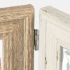ZEP Doppelrahmen Imperia 3 Fotos 13x18 cm 56x23,5 cm Naturholz Weiß Grau