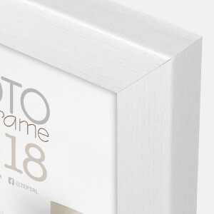 Ramă foto ZEP Marconi alb 10x15 cm, profil bloc