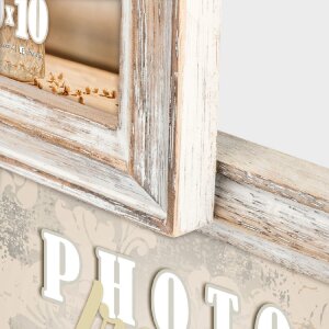 ZEP Galerie Rosel 3Q Ramă Foto Multiplă 10x10/10x15/13x18 cm Lemn Natur 37x26,5 cm