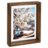 ZEP Holz-Fotorahmen Vittel braun 15x20 cm Floatglas