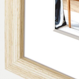 ZEP Bilderrahmen Niki natur 20x30 cm mit Passepartout 15x20 cm