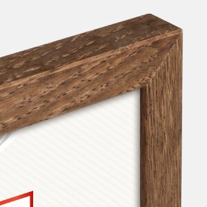 ZEP ramă foto din lemn Certificat maro 21x29,7 cm