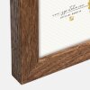 ZEP ramă foto din lemn Certificat maro 21x29,7 cm