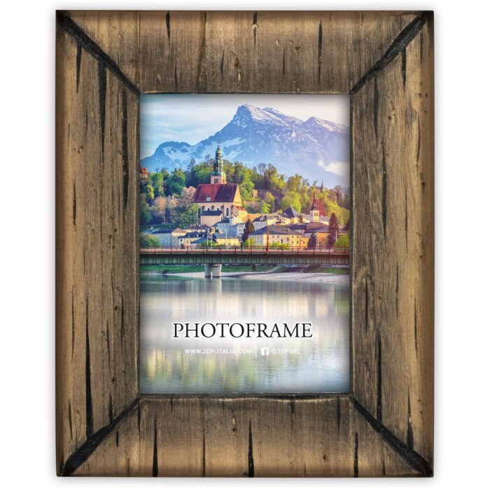 ZEP Holz-Fotorahmen Hallstatt 15x20 cm braun