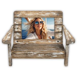 ZEP Holz-Bilderrahmen Cefalù Liegestuhl-Look 10x15...