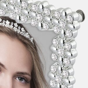 ZEP Metall-Portraitrahmen Rigoletto 10x15 cm Blumen-Strassdetails